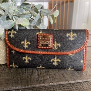 Rare and Hard to Find New Orleans Saints Dooney & Bourke wallet